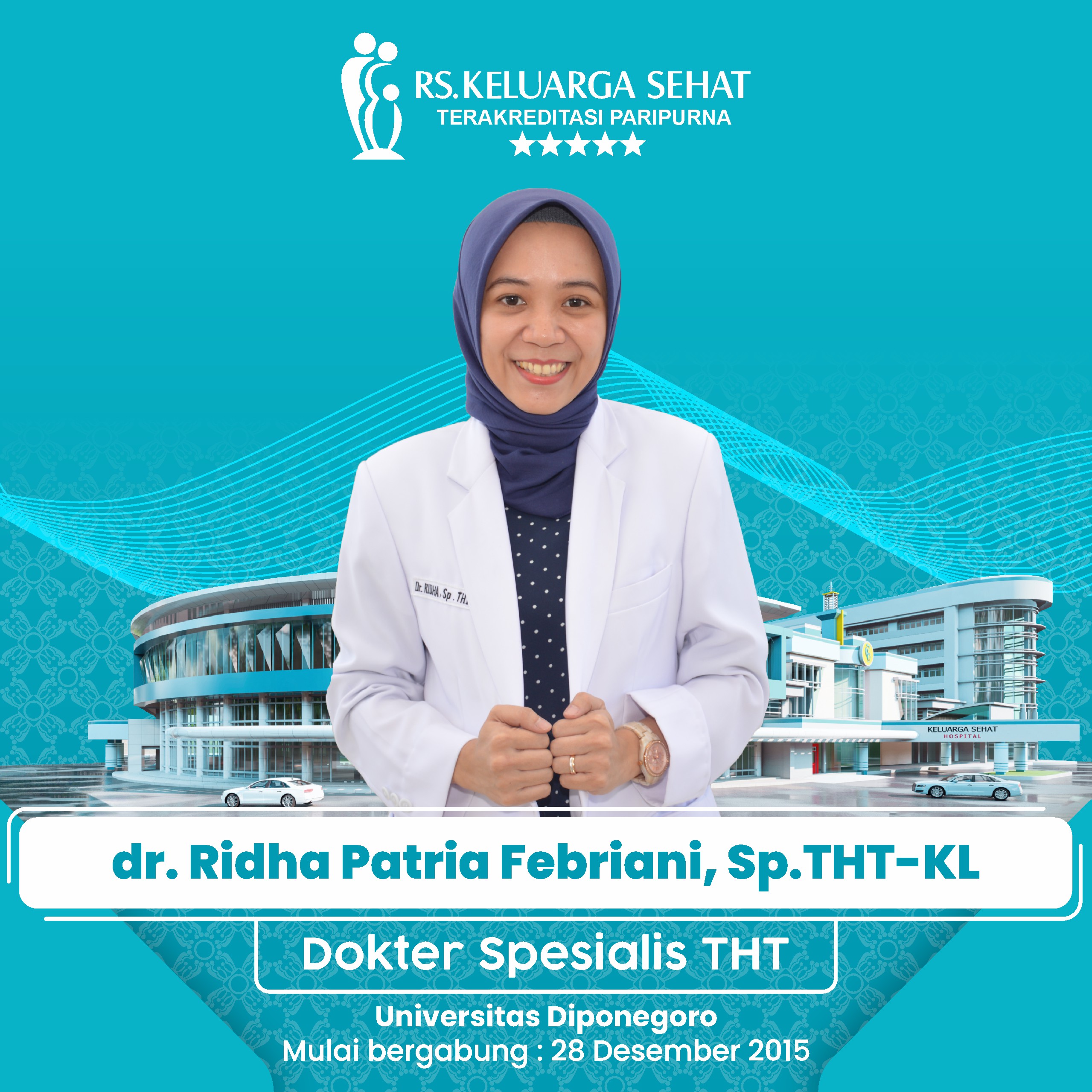 dr. Ridha Patria Febriani, Sp. THT-KL