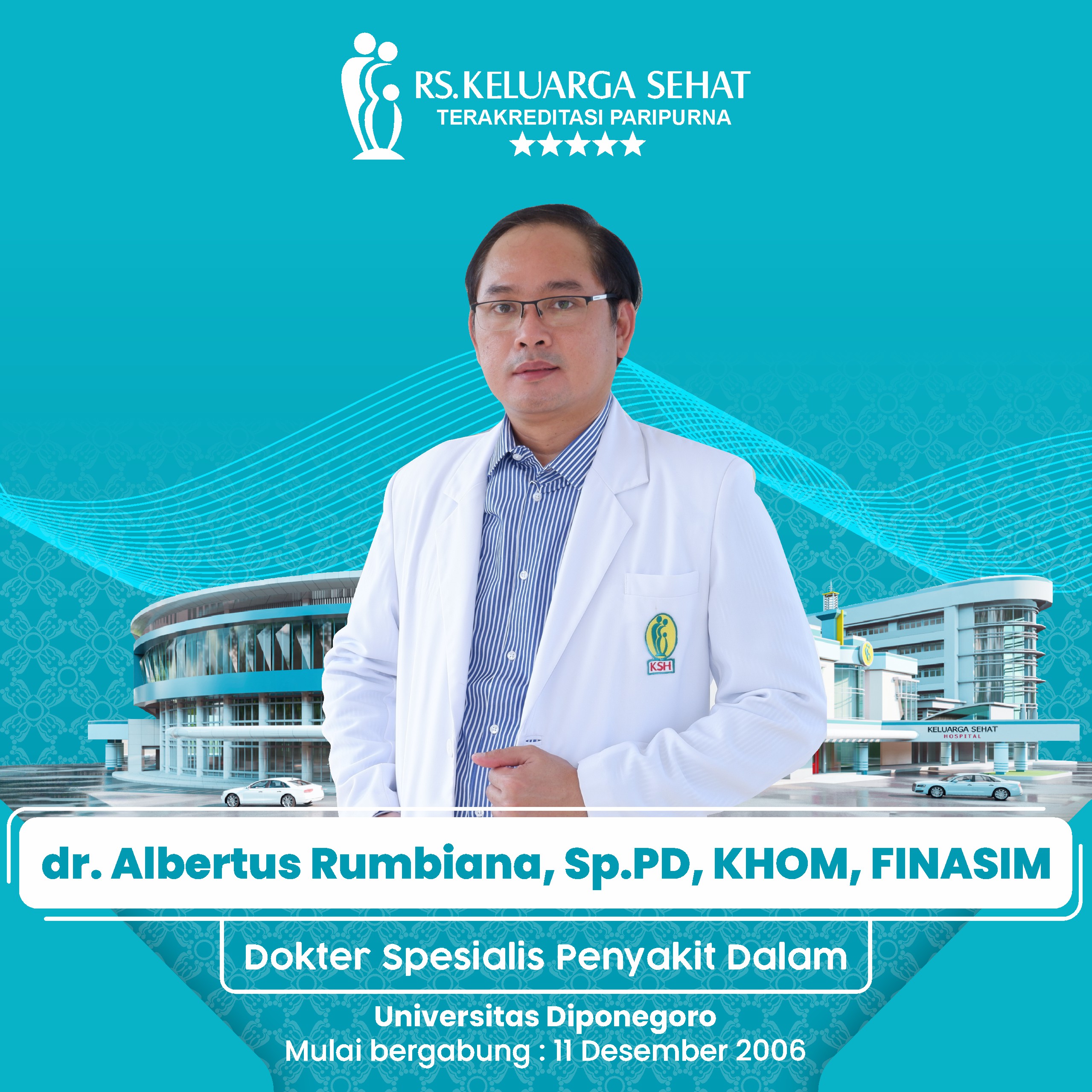 dr. Albertus Rumbiana, SP. PD, KHOM, FINASIM