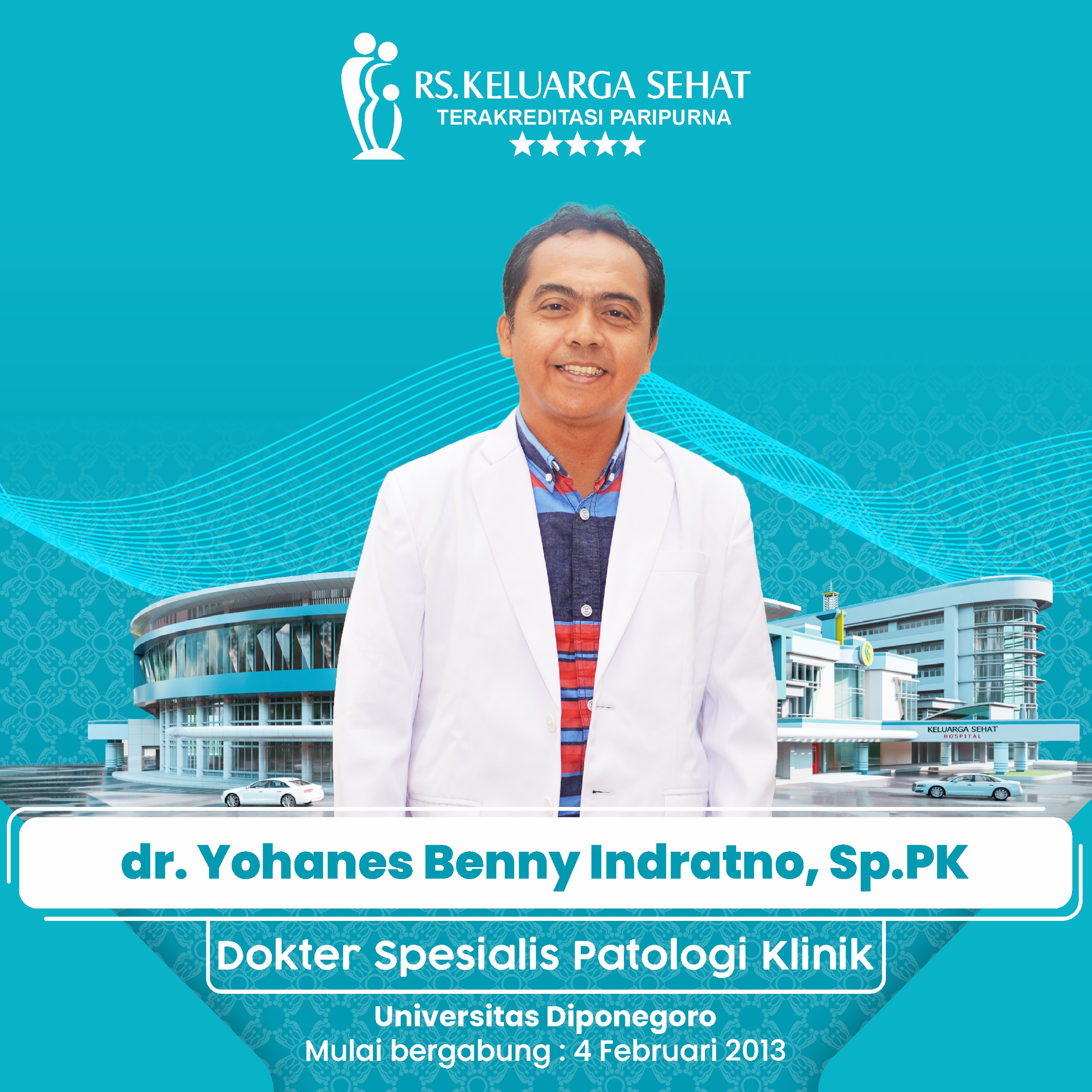 dr. Yohanes Benny Indratno, Sp. PK